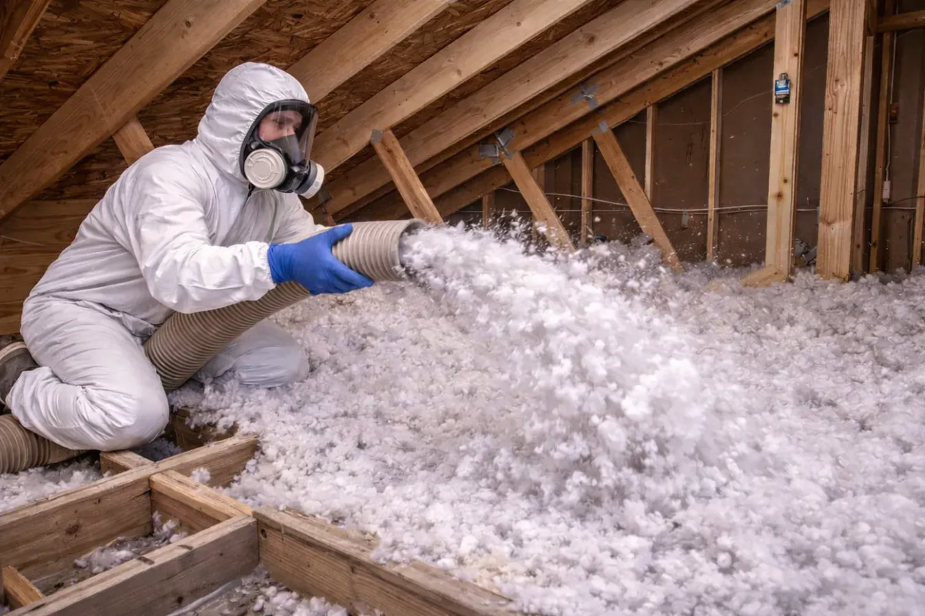 Blown-in insulation in Salina, KS